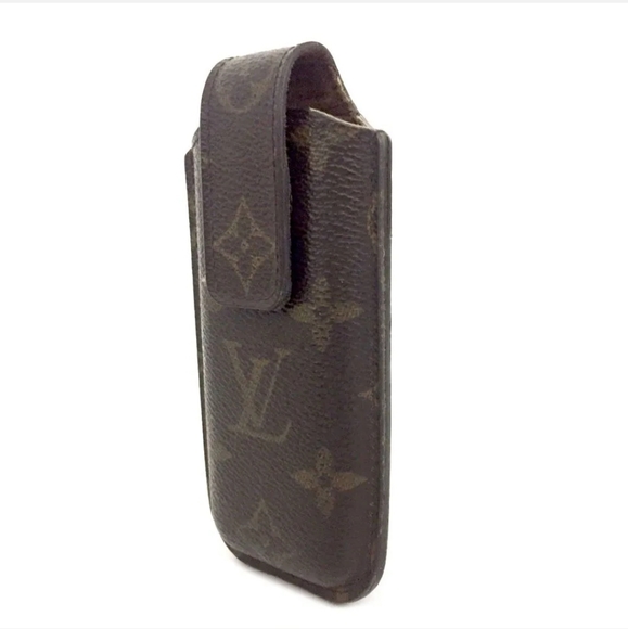 LOUIS VUITTON MONOGRAM ETUI TELEPHONE JAPAN CELL PHONE CASE/1A4142 - Picture 3 of 9